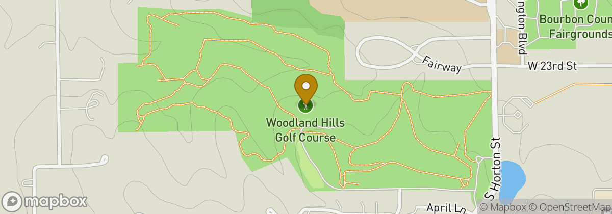 Map location: Woodland Hills Golf Course