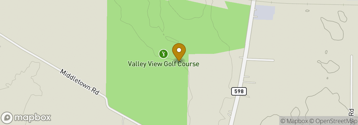 Map location: Valley View Golf Course