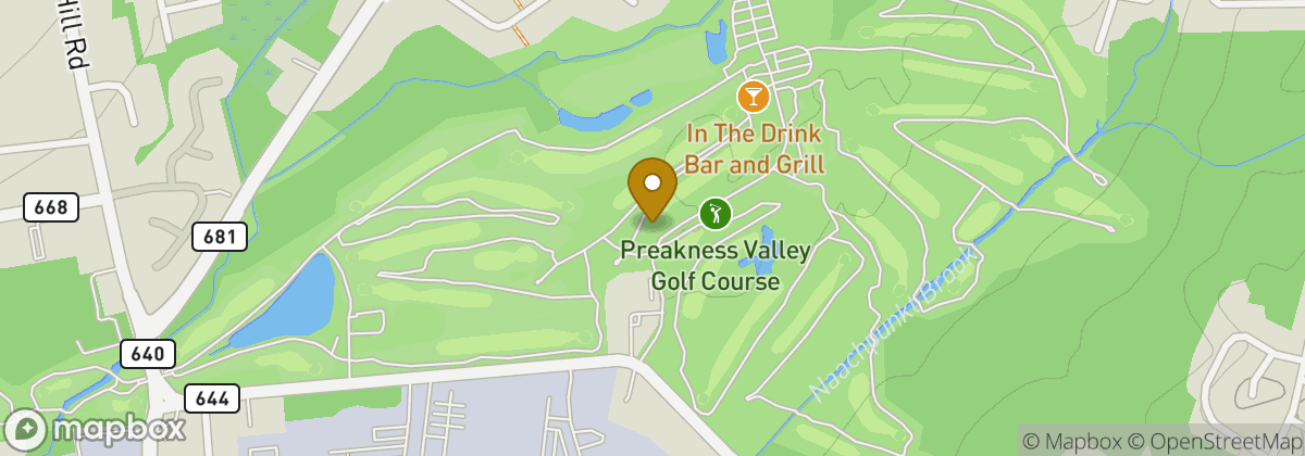 Map location: Preakness Valley Golf Course
