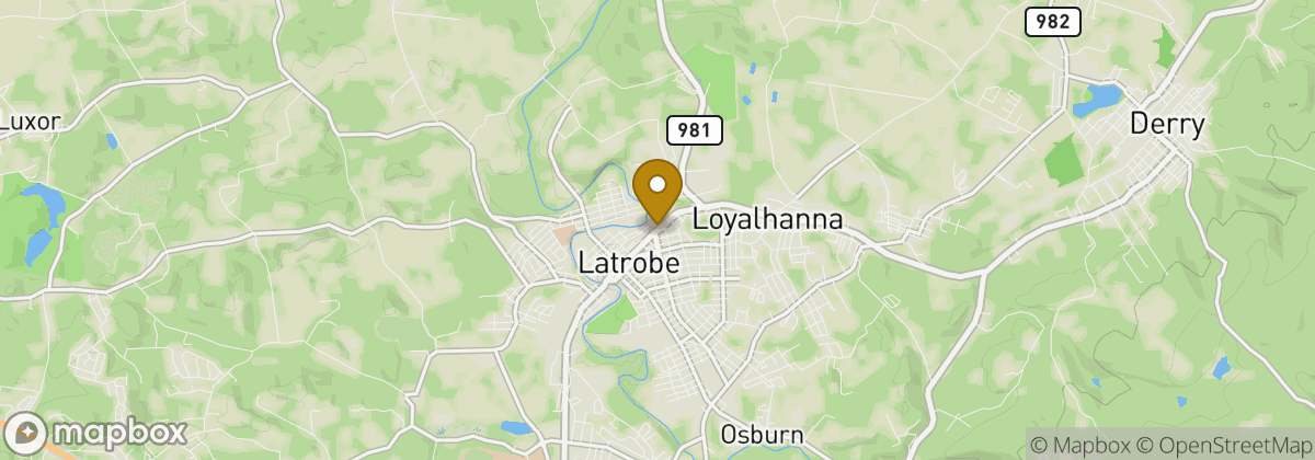 Map location: Latrobe