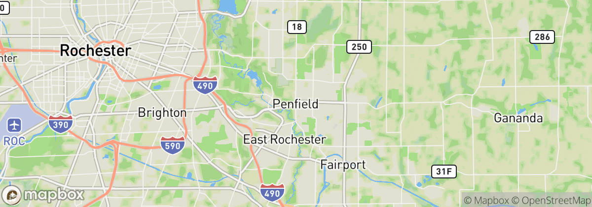 Map: Penfield, NY