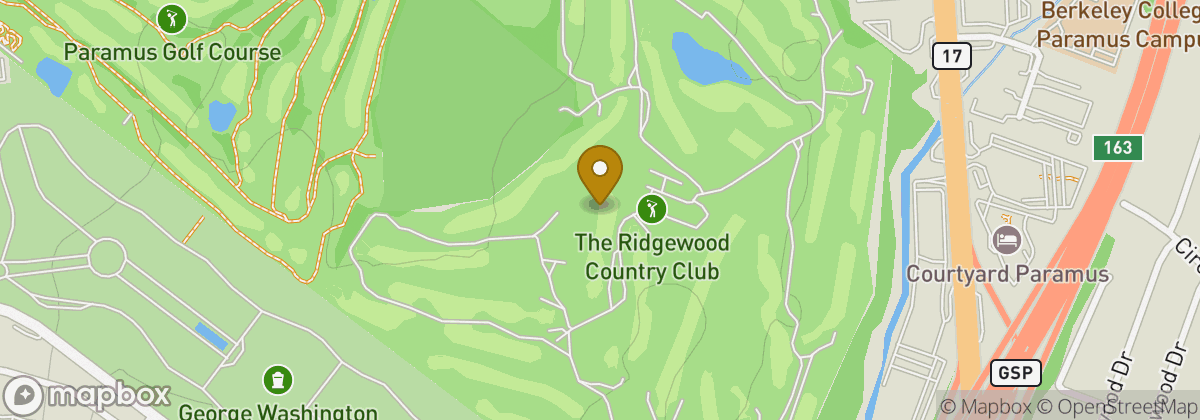 Map location: The Ridgewood Country Club