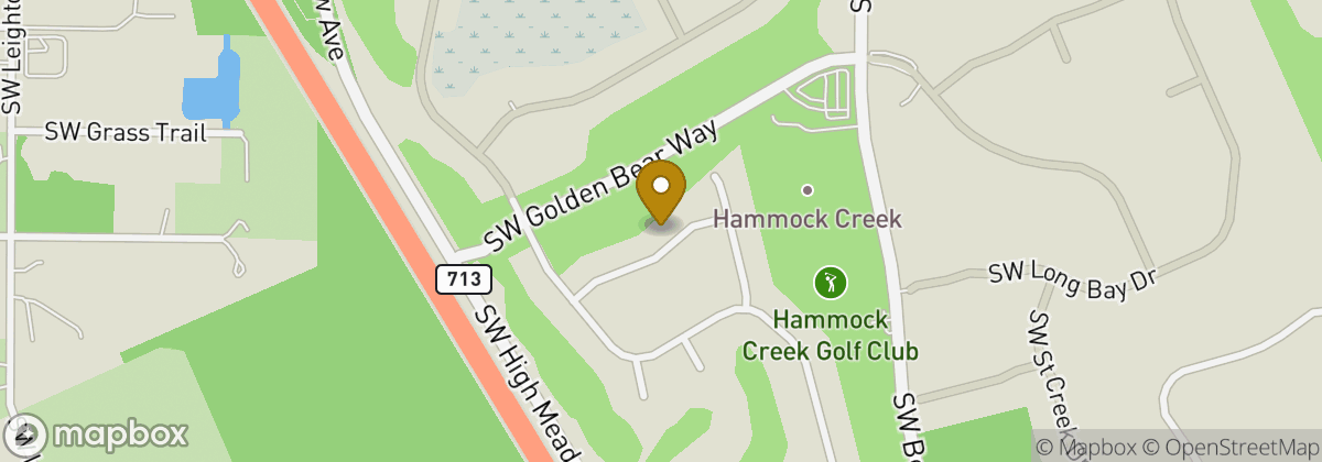 Map location: Hammock Creek Golf Club