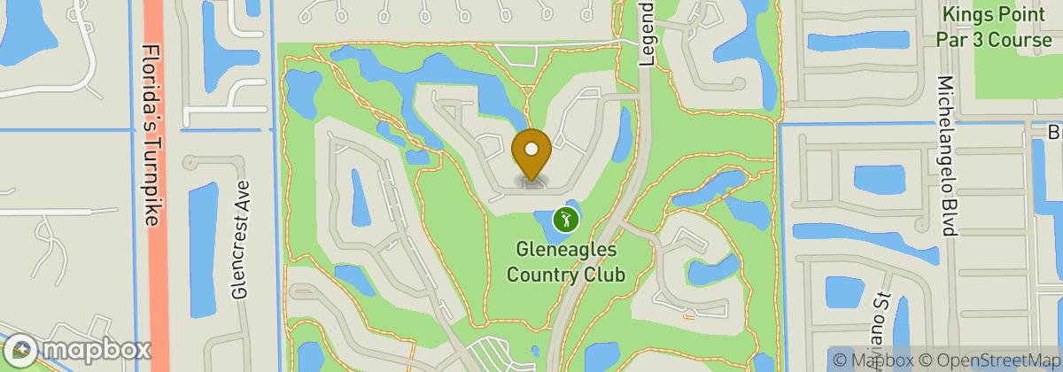 Map location: Gleneagles Country Club