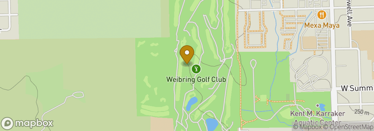 Map location: Weibring Golf Club