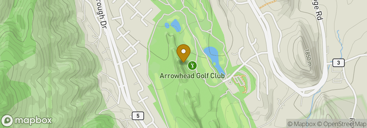 Map location: Arrowhead Golf Club