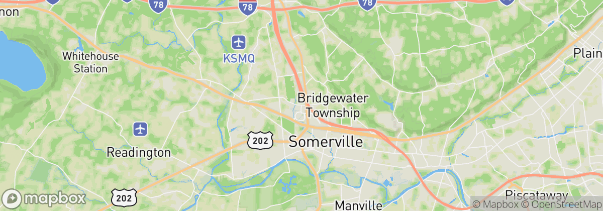 Map: Bridgewater, NJ