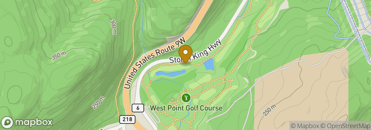Map location: West Point Golf Course