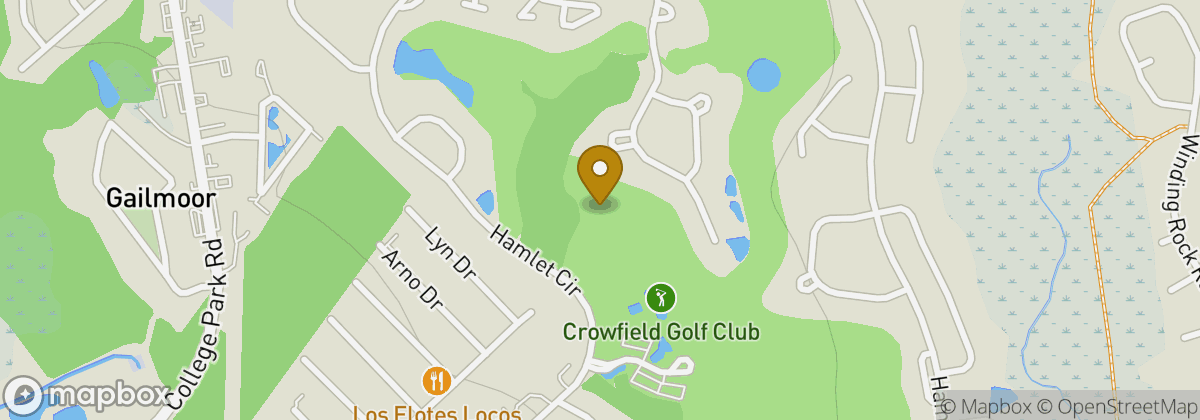 Map location: Crowfield Golf Club