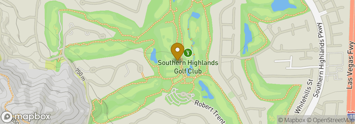 Map location: Southern Highlands Golf Club
