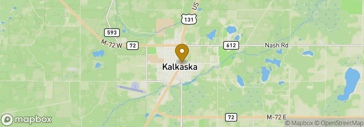 Map location: Kalkaska