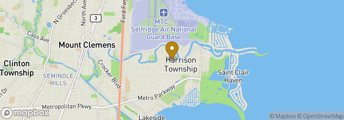 Map location: Harrison Township