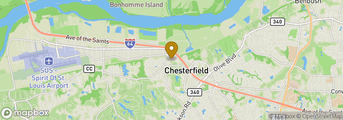 Map location: Chesterfield