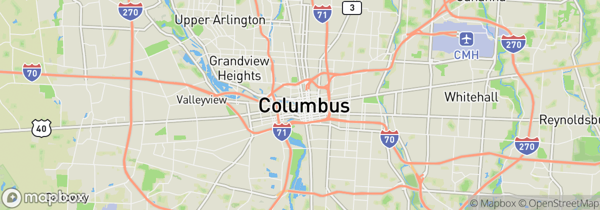 Map: Columbus, OH