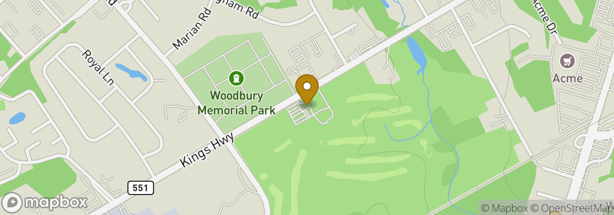 Map location: Westwood Golf Club