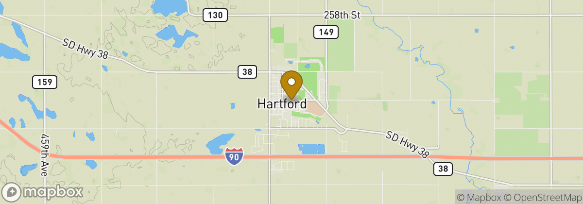 Map location: Hartford