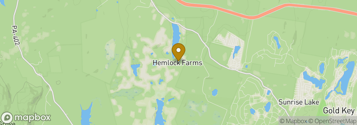 Map location: Hemlock Farms