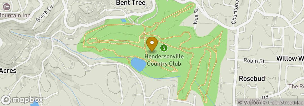 Map location: Hendersonville Country Club