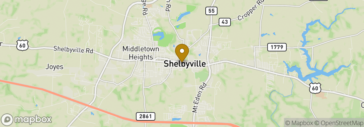Map location: Shelbyville