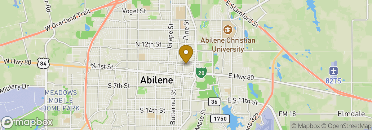Map location: Abilene