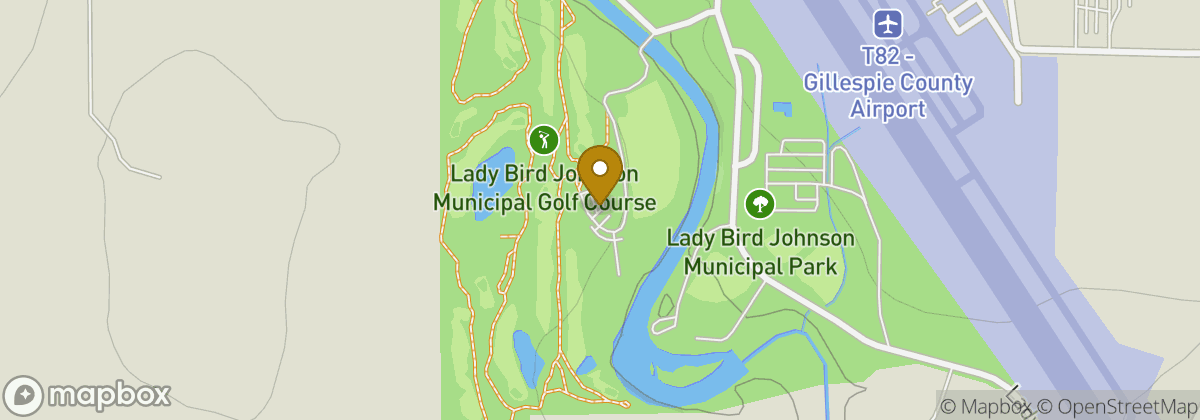 Map location: Lady Bird Johnson Golf Course