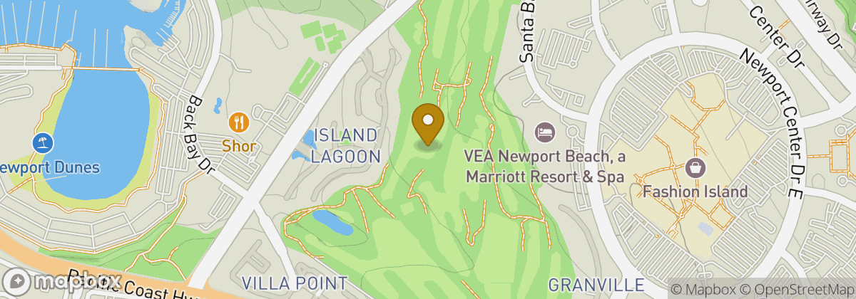 Map location: Newport Beach Country Club