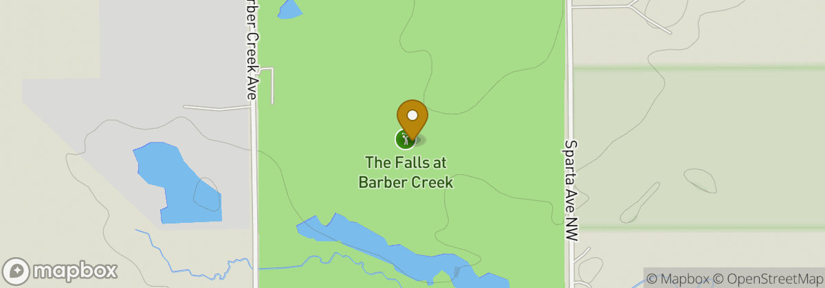 Map location: The Falls at Barber Creek