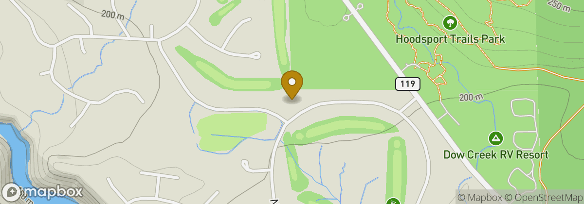 Map location: Lake Cushman Golf Course