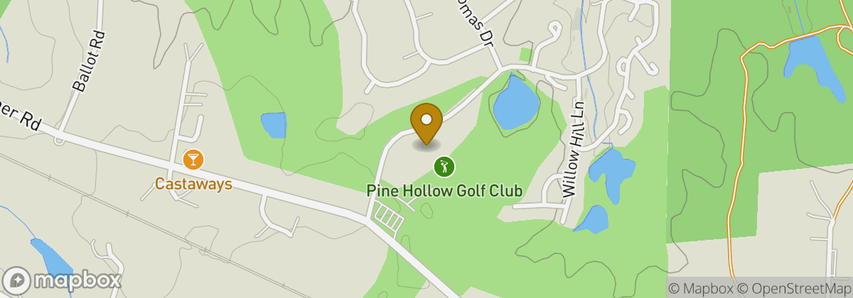 Map location: Pine Hollow Golf Club