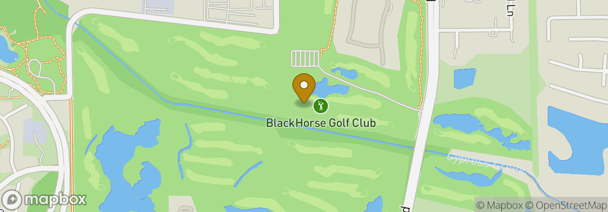 Map location: Blackhorse Golf Club