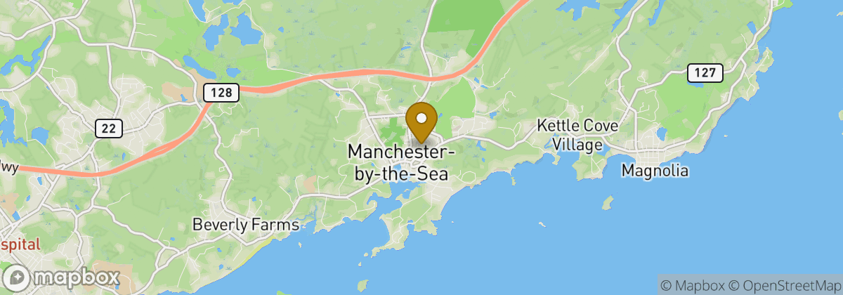 Map location: Manchester-by-the-Sea