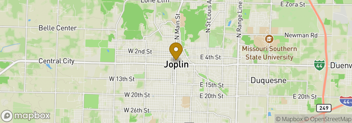 Map location: Joplin