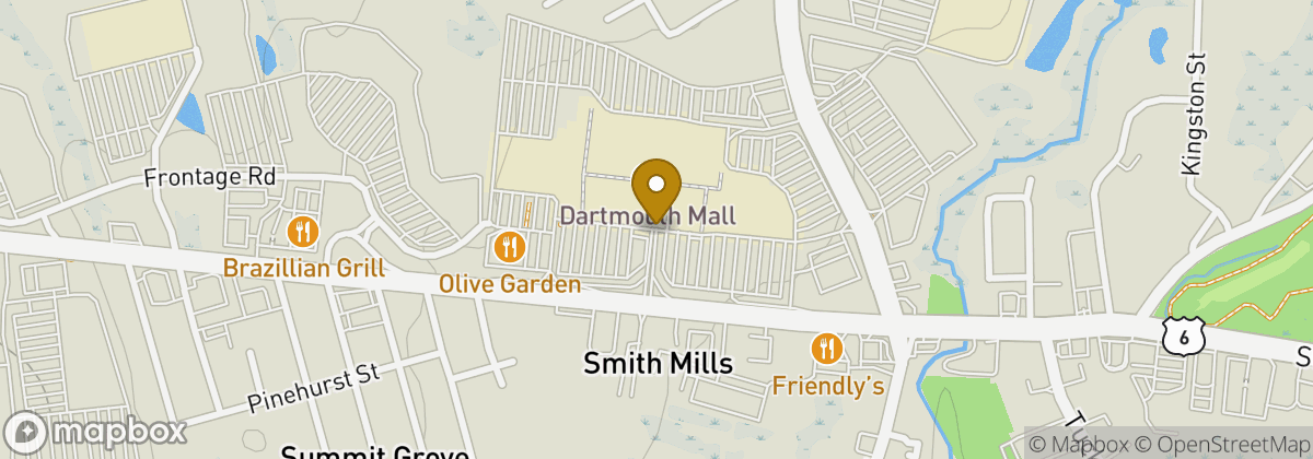 Map location: Country Club of New Bedford