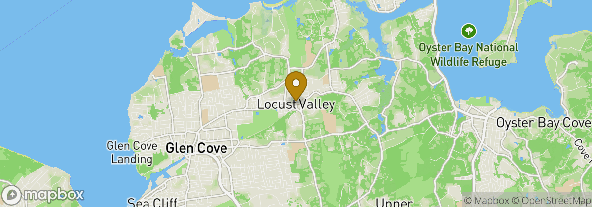 Map location: Locust Valley