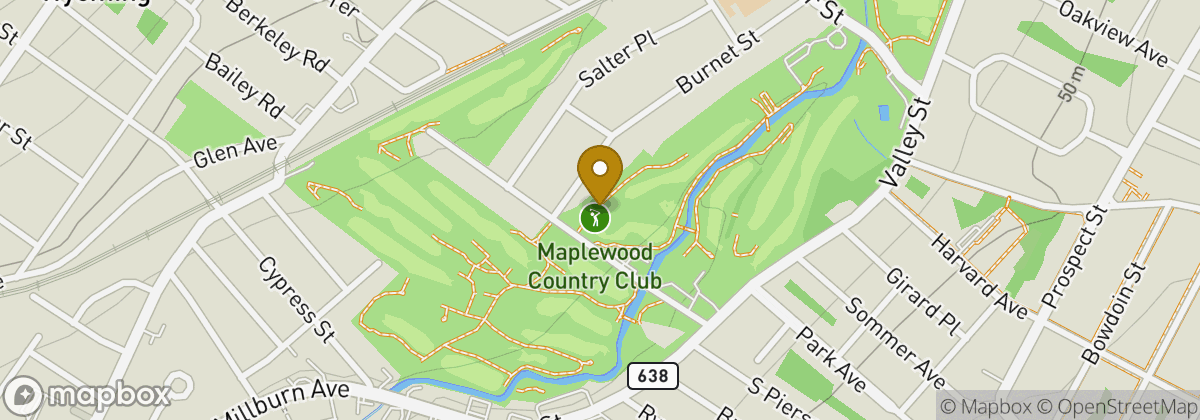 Map location: Maplewood Country Club