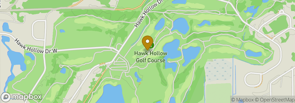 Map location: Hawk Hollow Golf Course