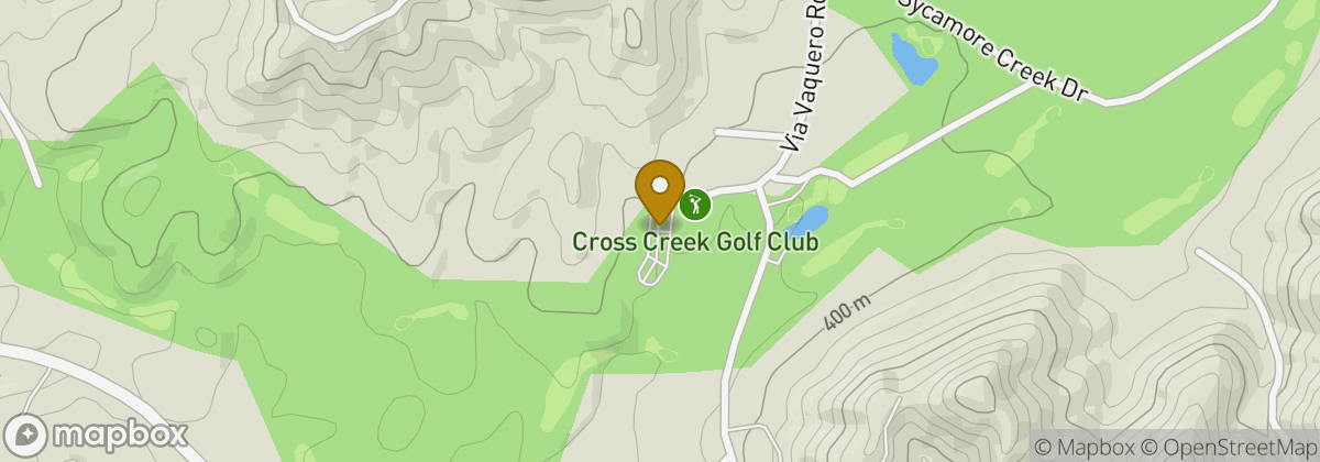 Map location: Cross Creek Golf Club
