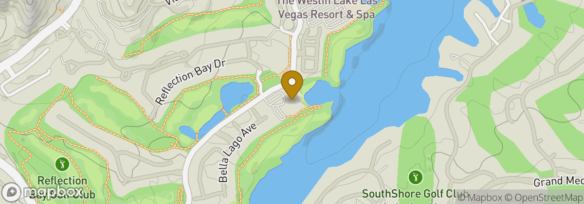 Map location: Reflection Bay Golf Club