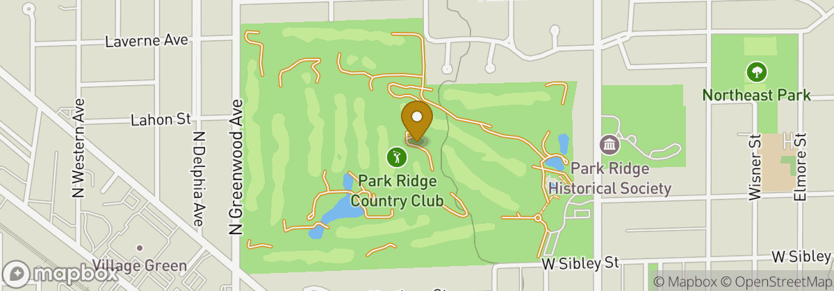 Map location: Park Ridge Country Club