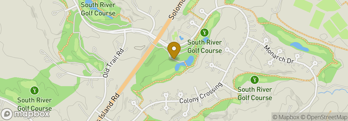 Map location: The Golf Club at South River