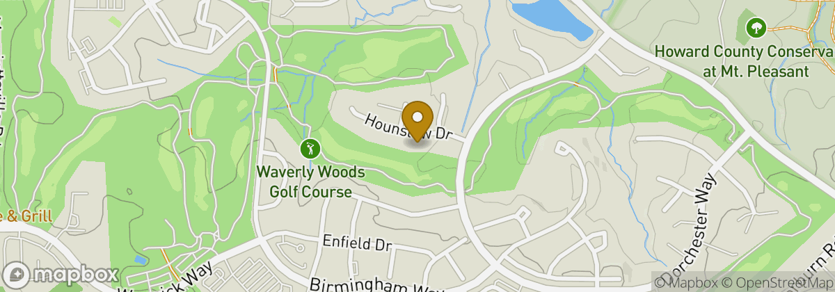 Map location: Waverly Woods Golf Club