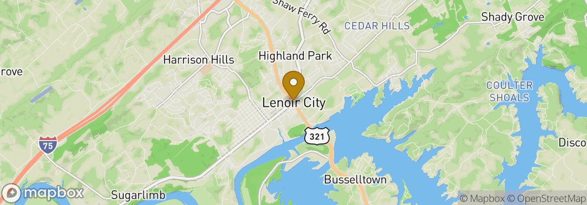 Map location: Lenoir City