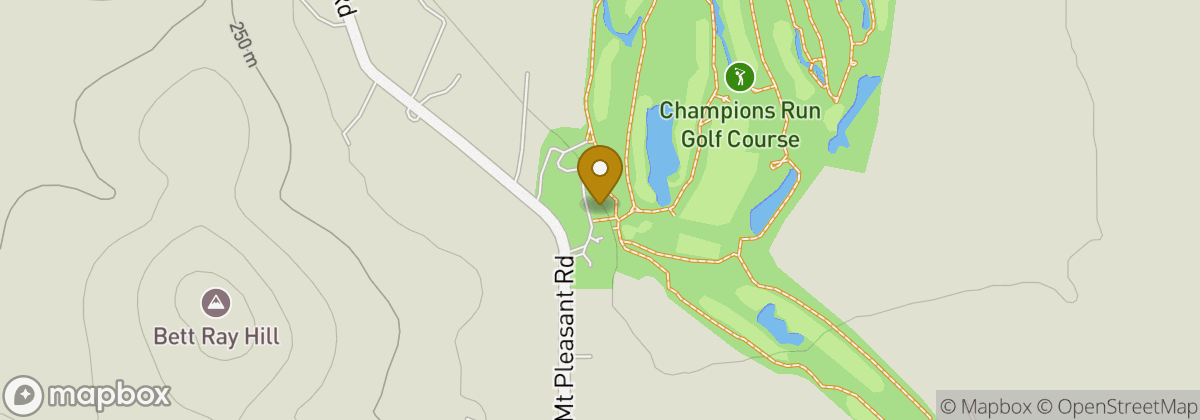 Map location: The Golf Club at Champions Run
