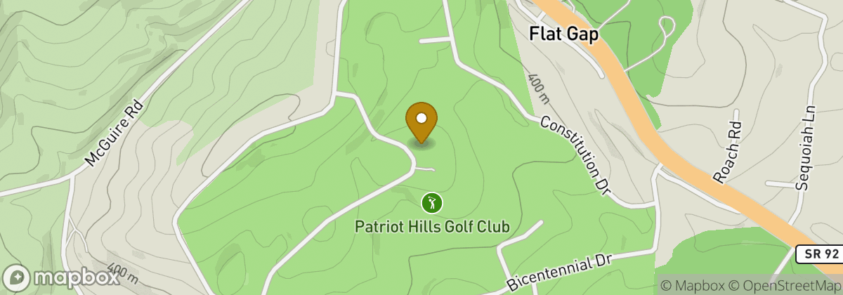 Map location: Patriot Hills Golf Club