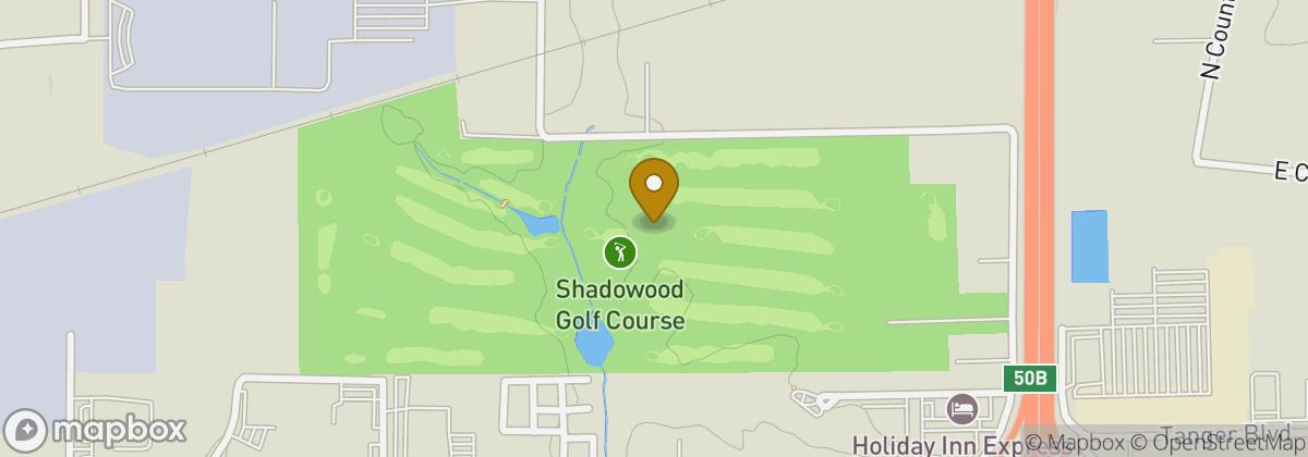 Map location: Shadowood Golf Course
