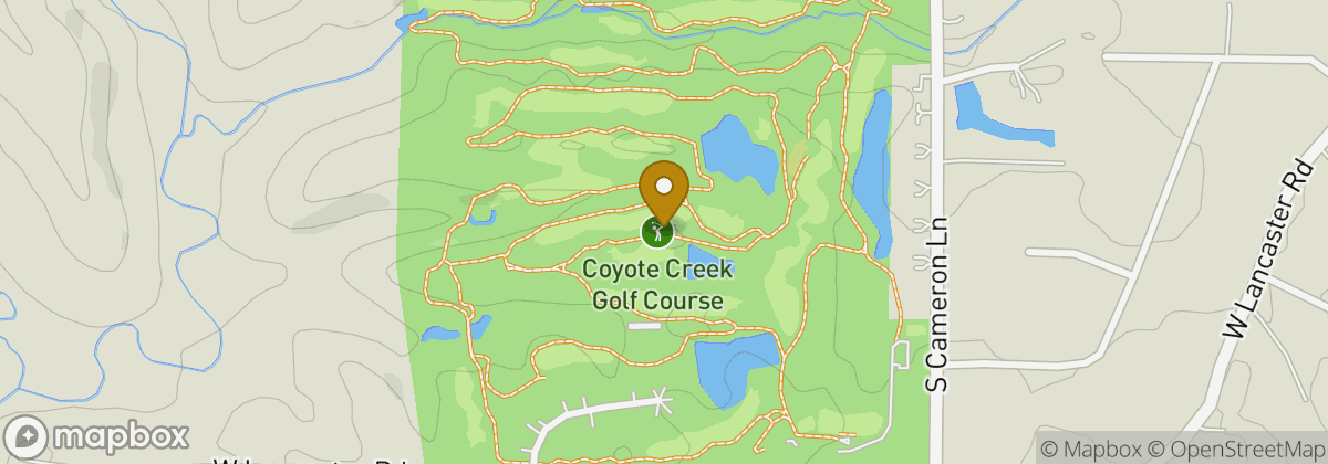 Map location: Coyote Creek Golf Club