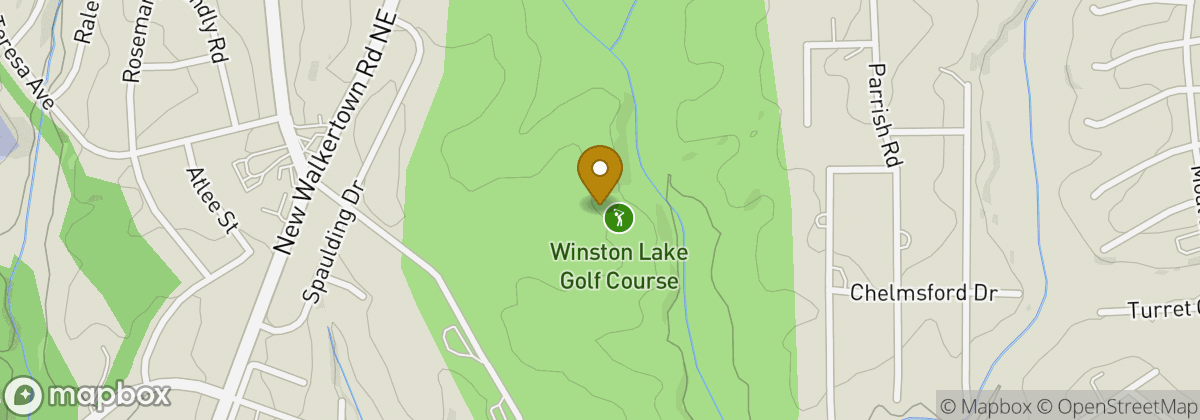 Map location: Winston Lake Golf Course
