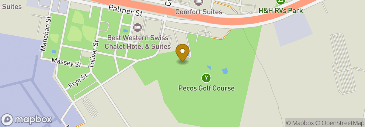 Map location: Reeves County Golf Course