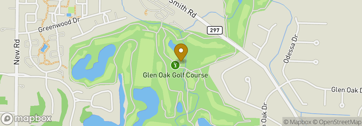 Map location: Glen Oak Golf Course