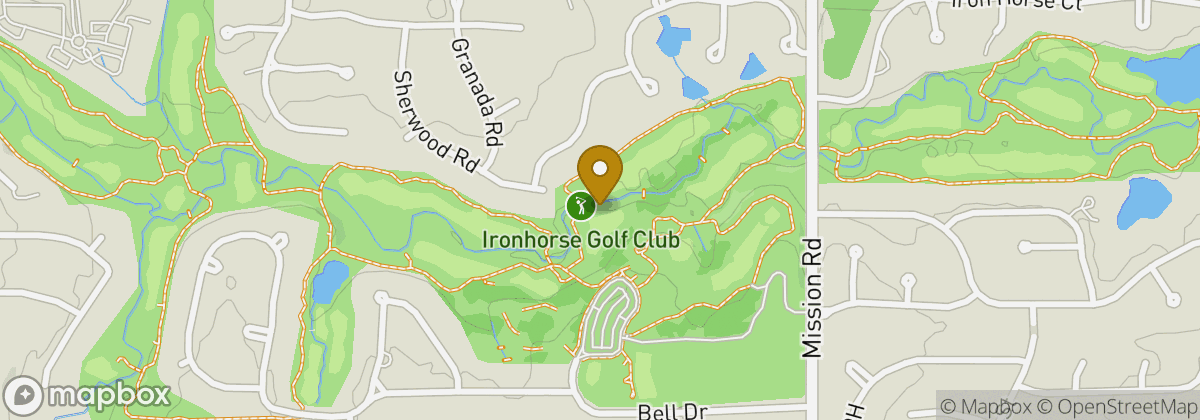 Map location: Ironhorse Golf Club